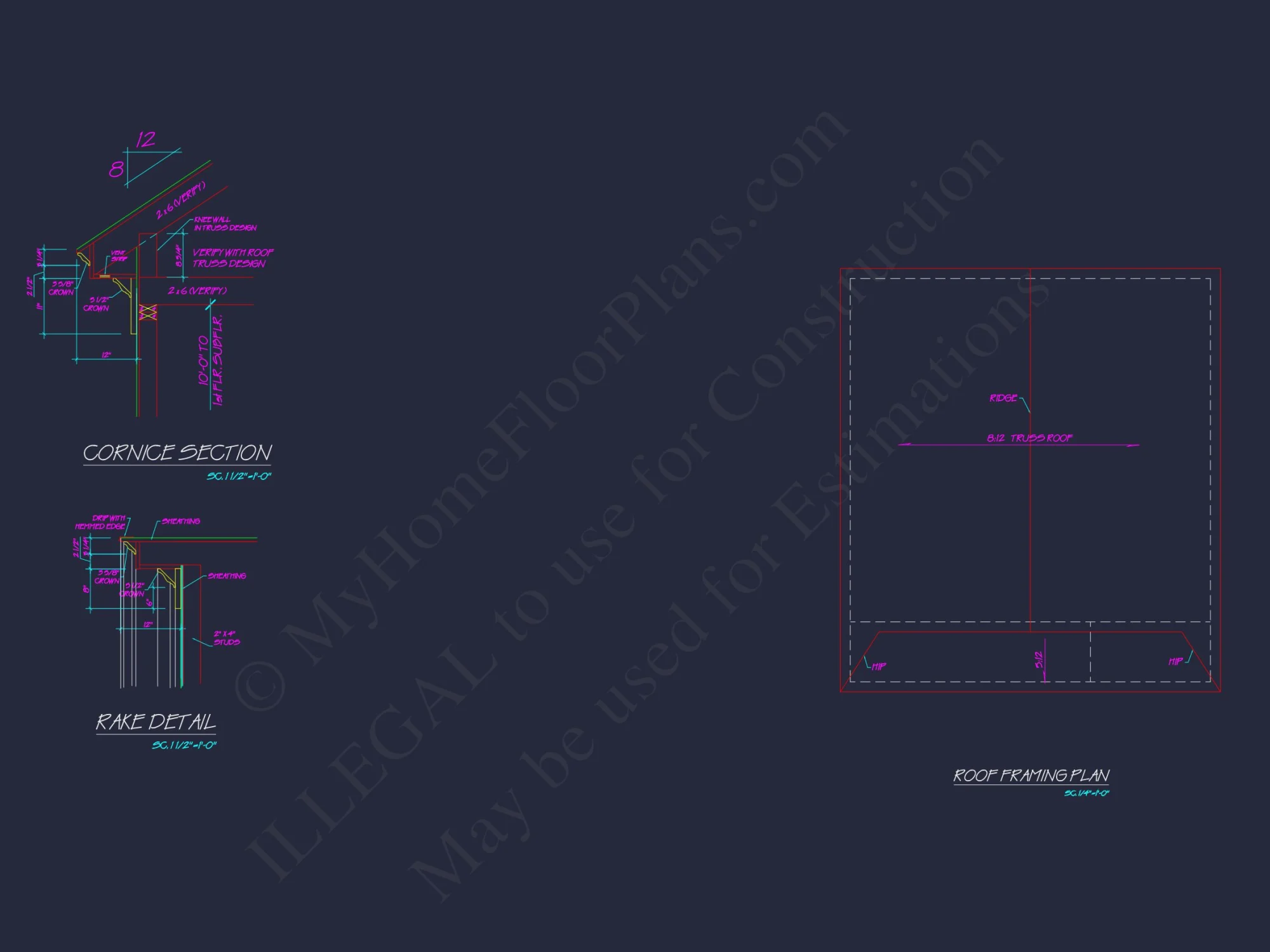 Coastal house Plan with Complete Floor Designs and Blueprints