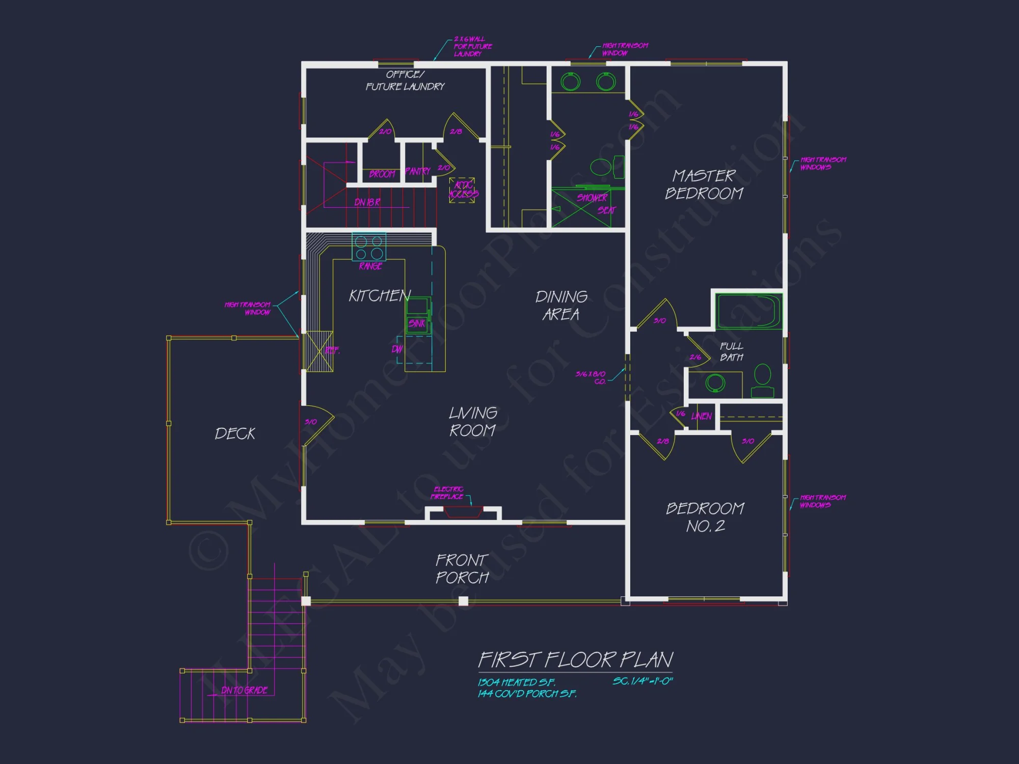 Coastal house Plan with Complete Floor Designs and Blueprints
