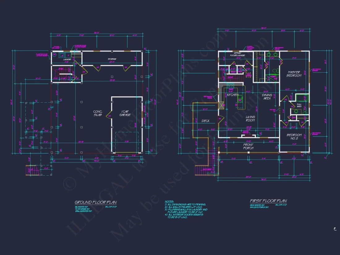Coastal house Plan with Complete Floor Designs and Blueprints