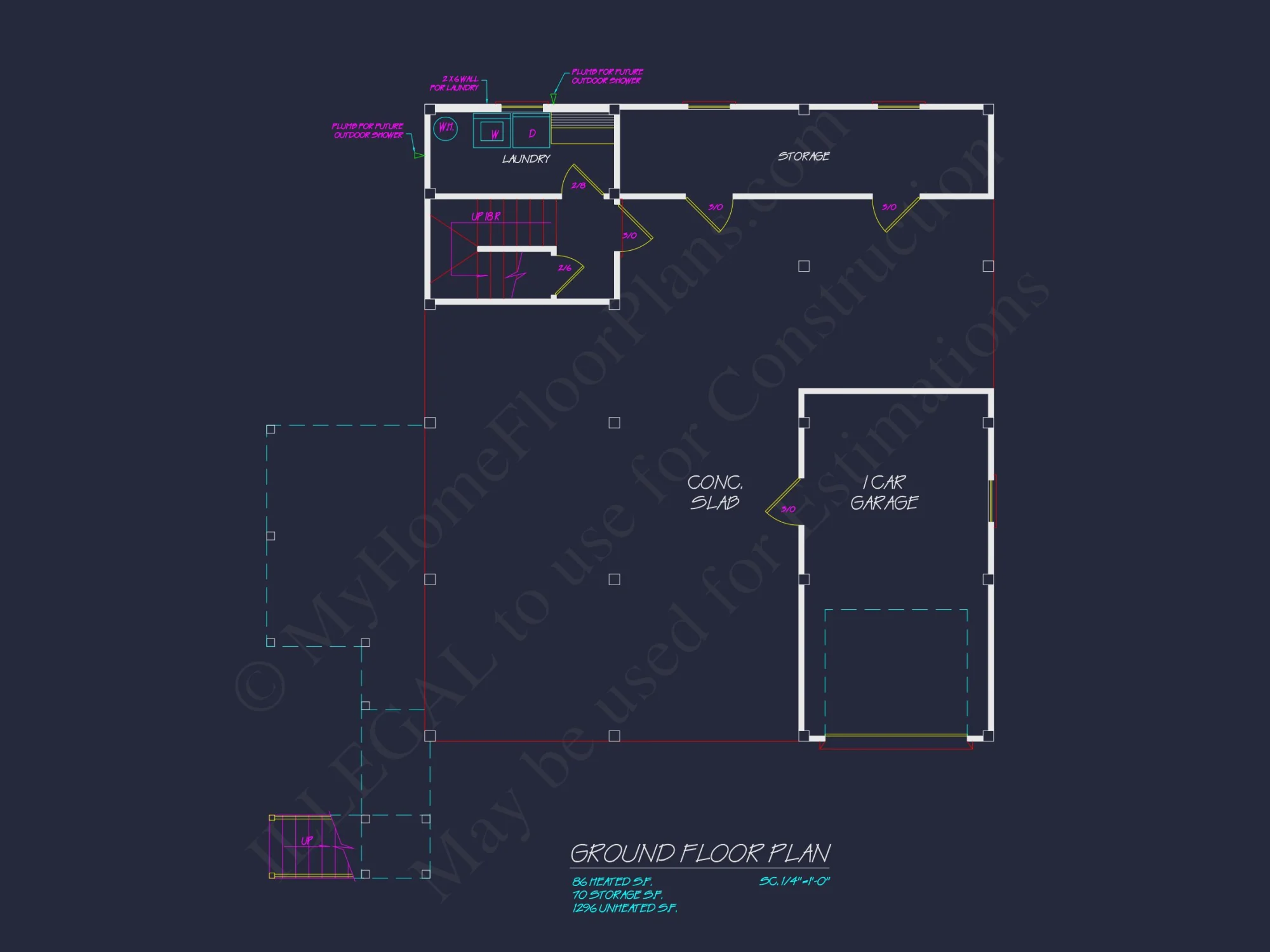 Coastal house Plan with Complete Floor Designs and Blueprints