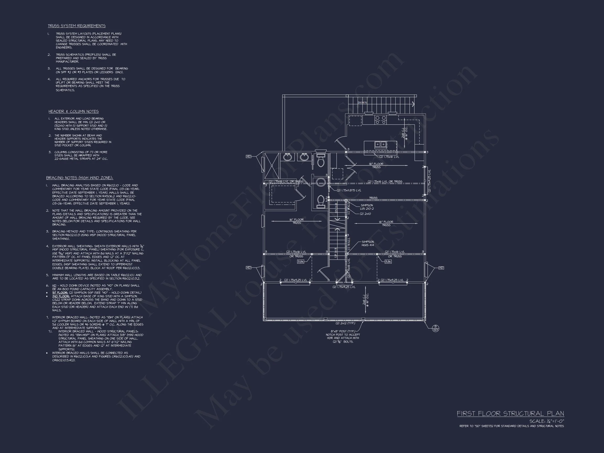 17-1845 HOUSE PLAN - Modern Beach House CAD Blueprint with 2-Story Floor Plan 11 Modern Beach House CAD Blueprint with 2-Story Floor Plan