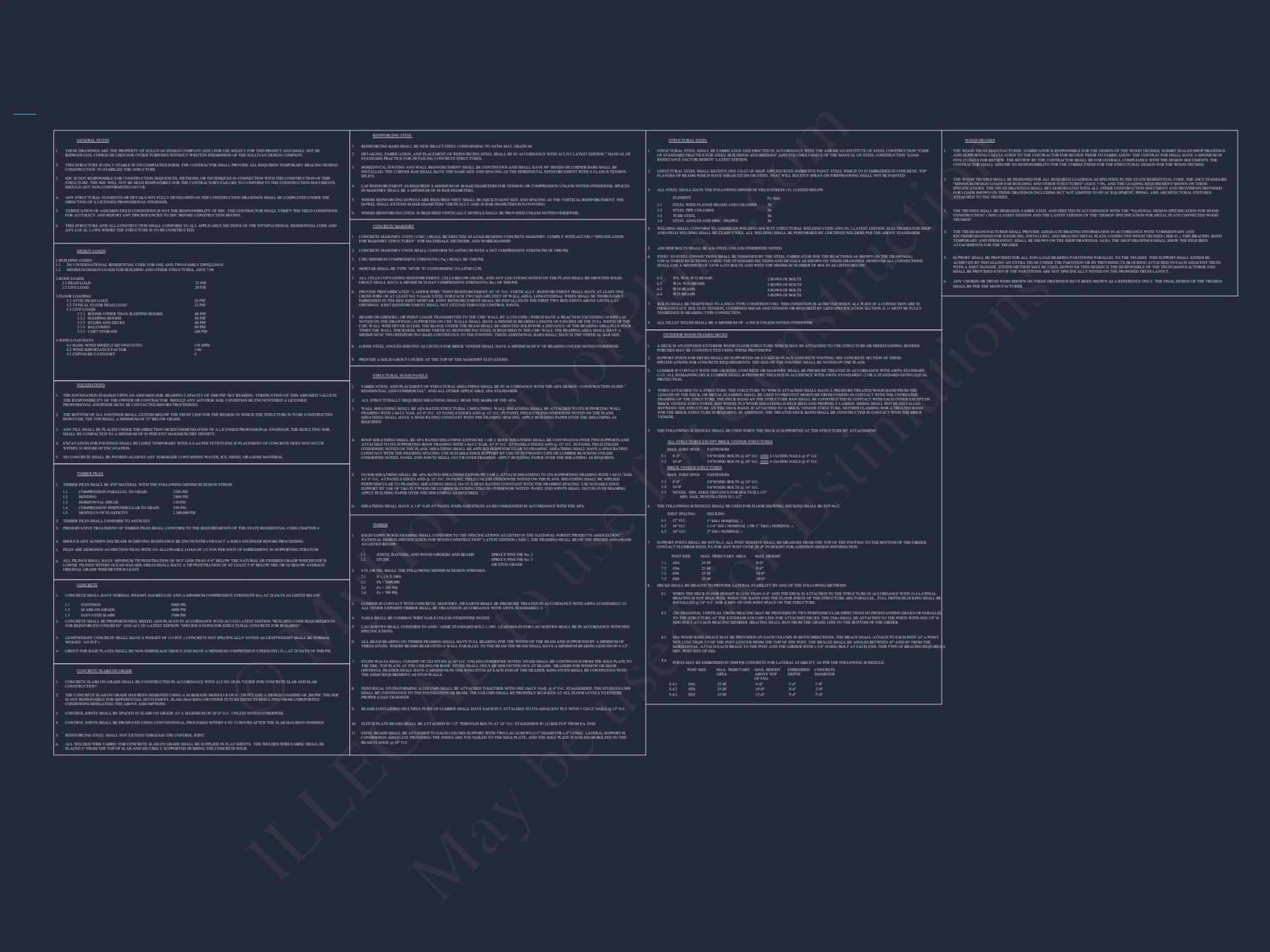 Modern Beach House CAD Blueprint with 2-Story Floor Plan