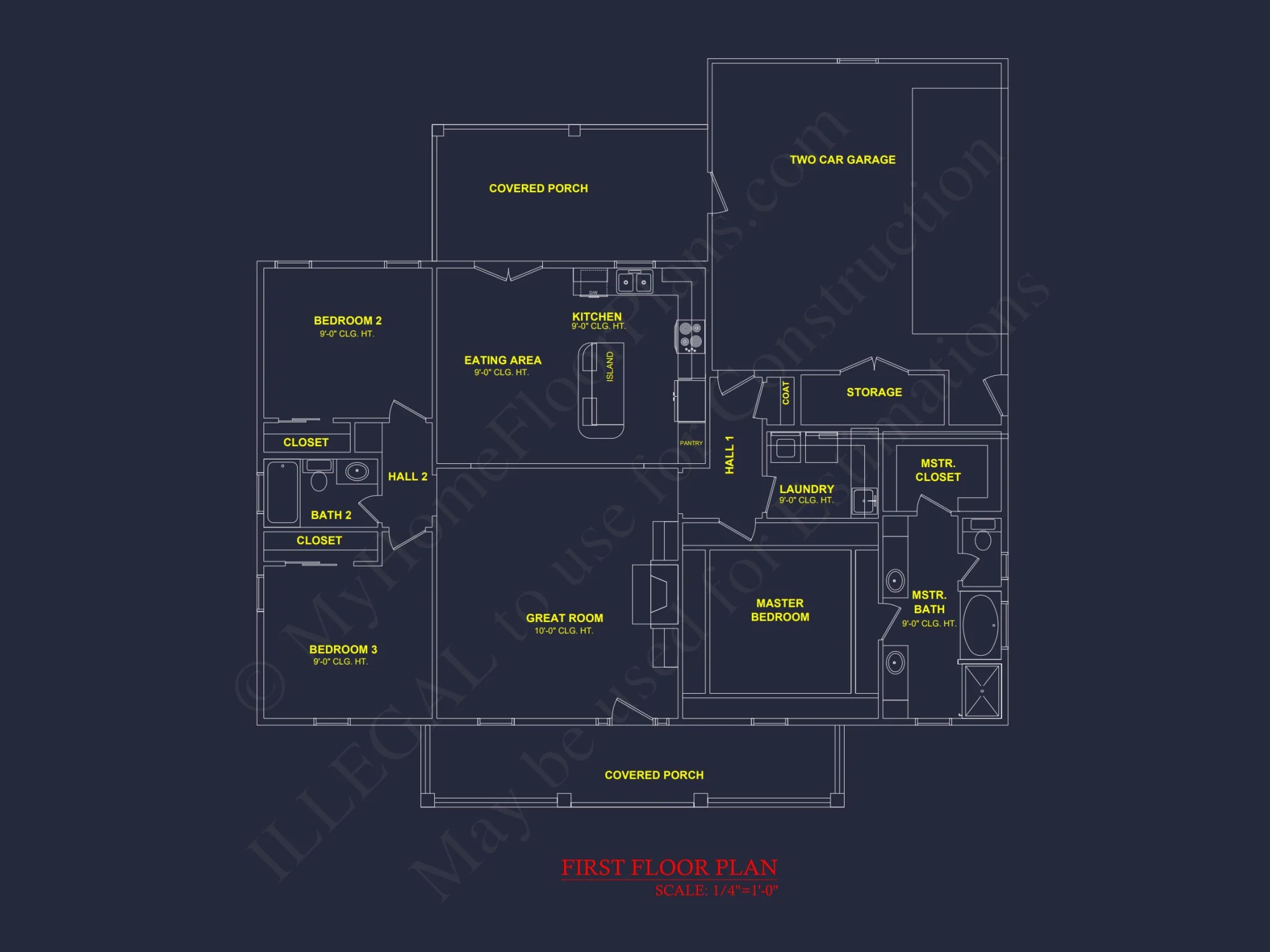Traditional house Plan with Spacious Floor Layout and CAD Designs