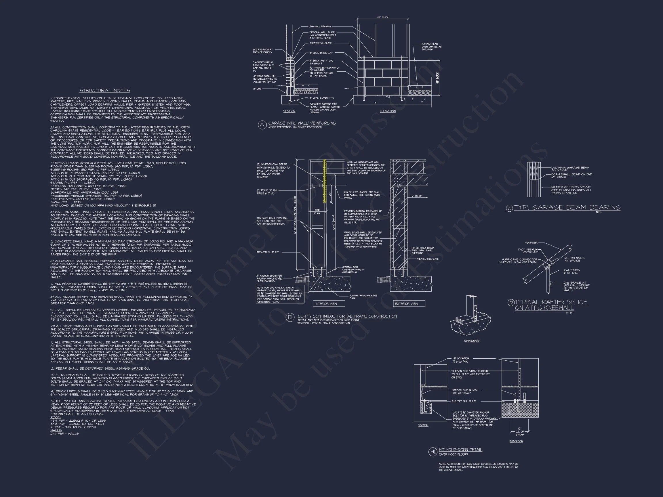 17-1295 HOUSE PLAN - Craftsman House Plan with Open Floor Plan & 1.5 Stories 11 Craftsman house Plan with Open Floor Plan & 1.5 Stories