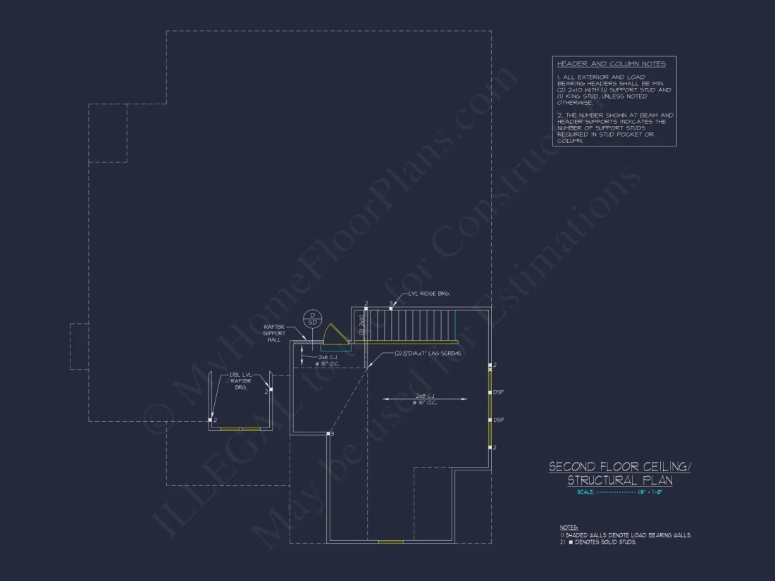 Craftsman house Plan with Open Floor Plan & 1.5 Stories