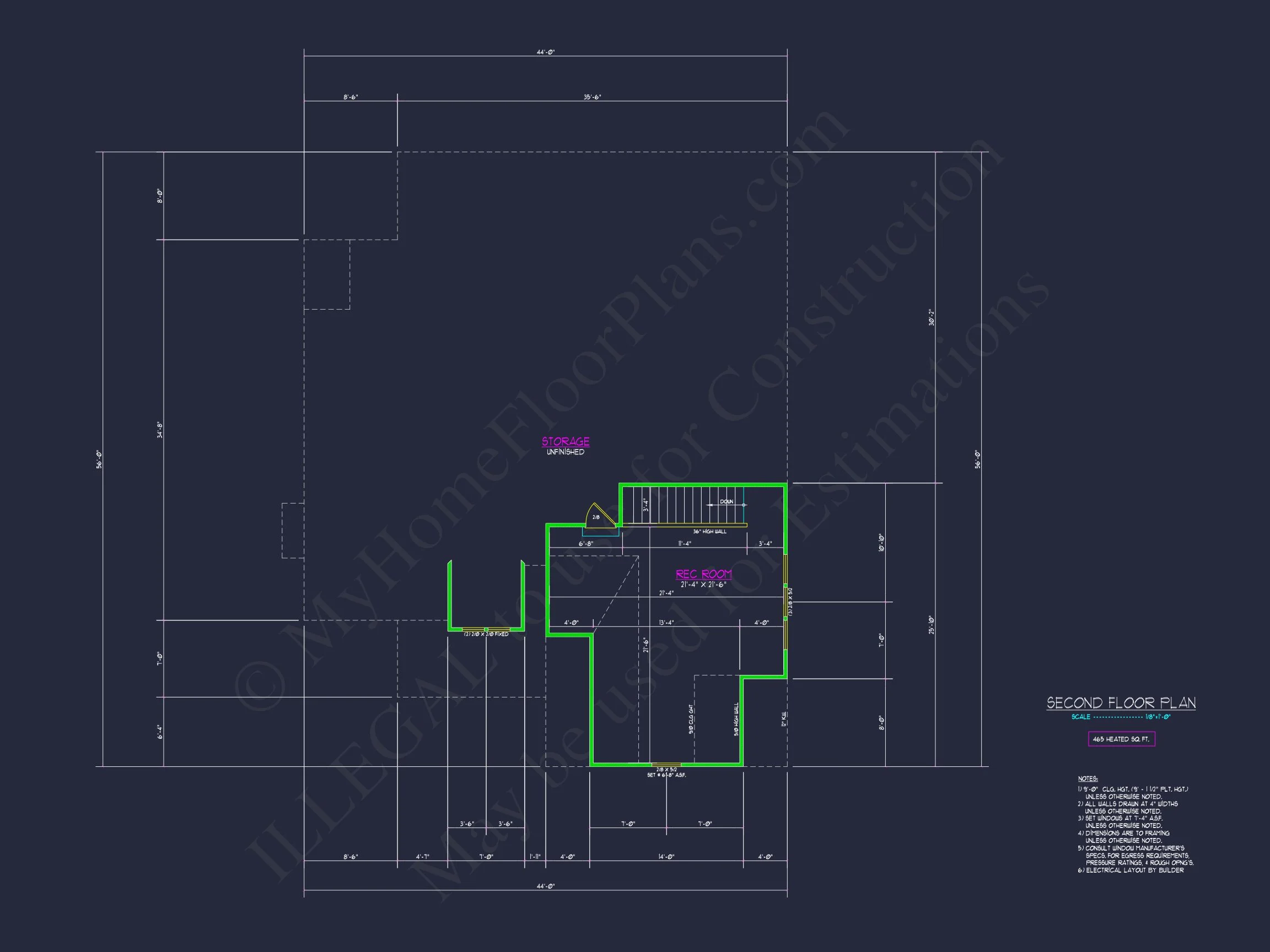 17-1295 HOUSE PLAN - Craftsman House Plan with Open Floor Plan & 1.5 Stories 6 Craftsman house Plan with Open Floor Plan & 1.5 Stories