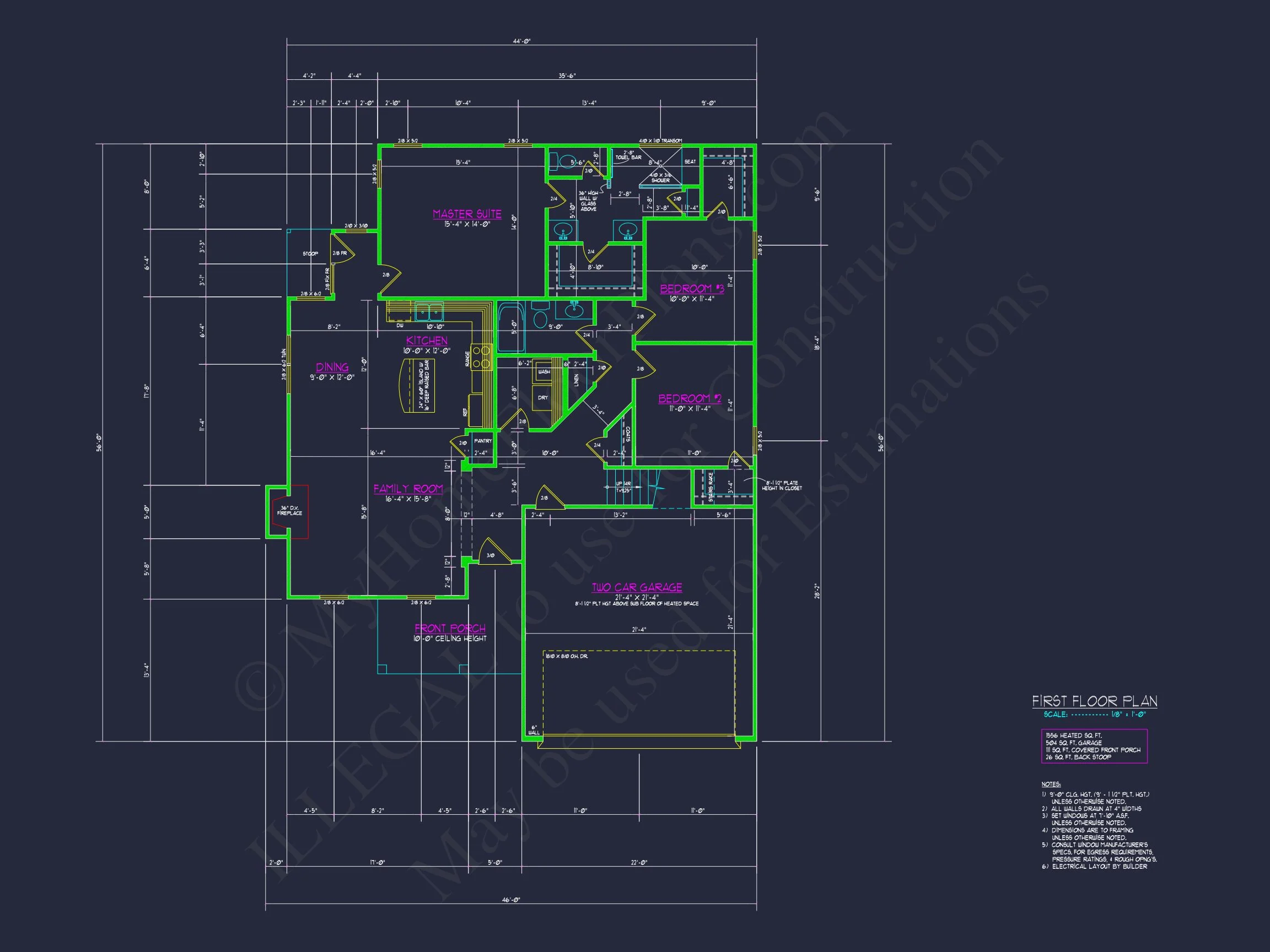 17-1295 HOUSE PLAN - Craftsman House Plan with Open Floor Plan & 1.5 Stories 4 Craftsman house Plan with Open Floor Plan & 1.5 Stories