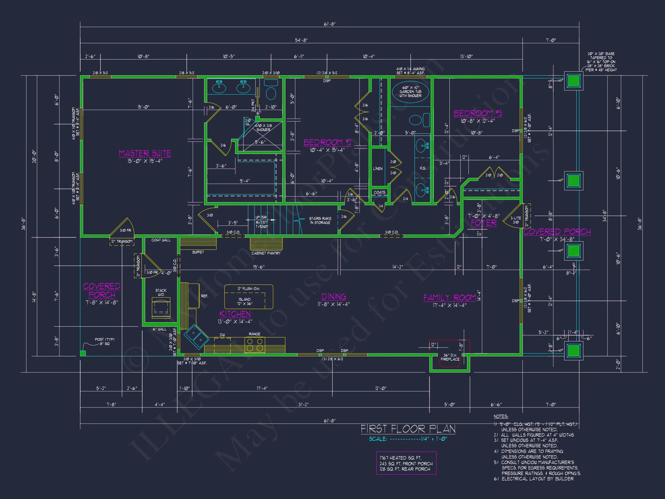 Charming Craftsman house Plan with Open Floor Plan Design
