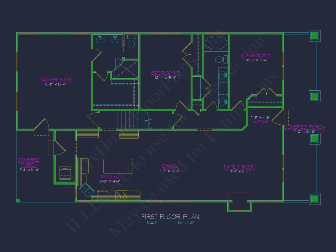 Charming Craftsman house Plan with Open Floor Plan Design