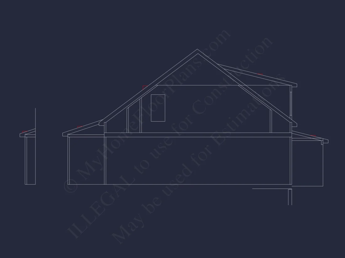 Modern Craftsman house Floor Plan with 2-Story Architecture Designs