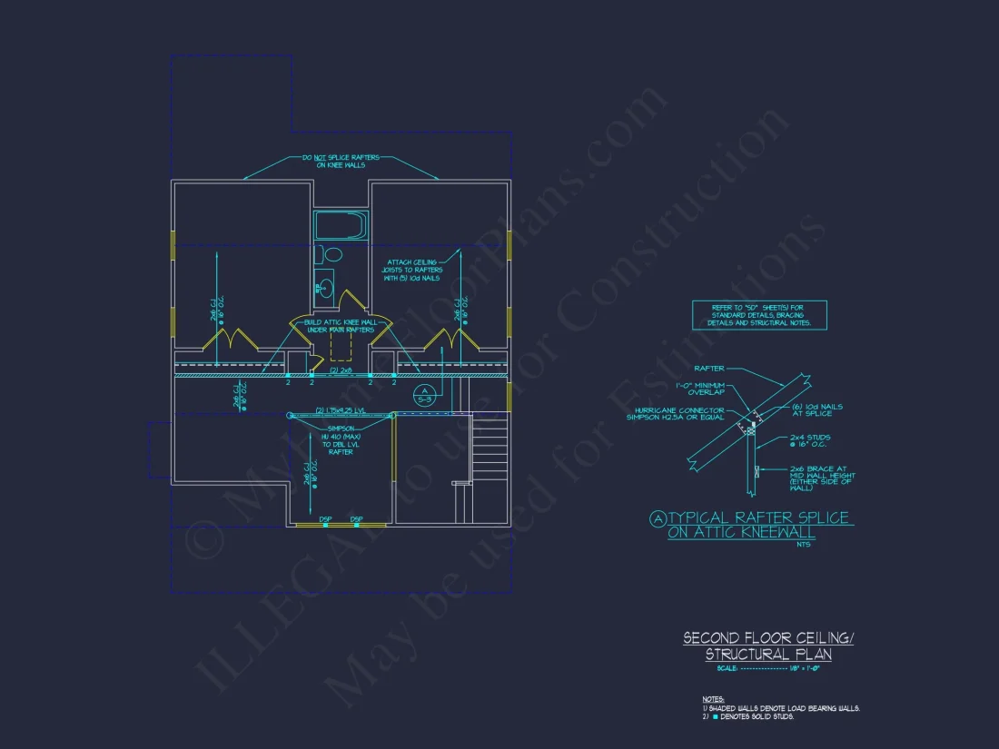 Modern Craftsman house Floor Plan with 2-Story Architecture Designs
