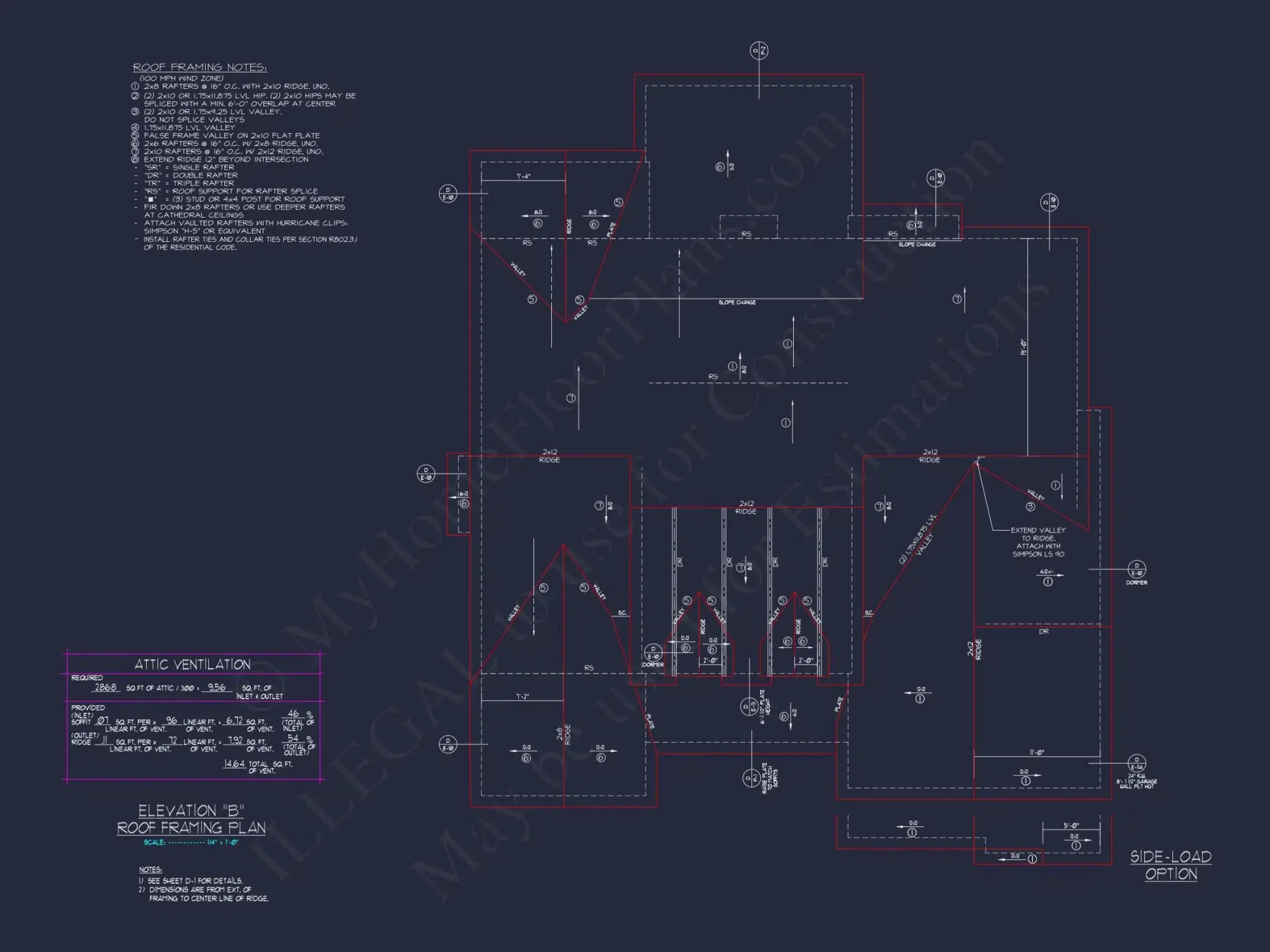 Craftsman house Plan with 2-Story Design and CAD Blueprint