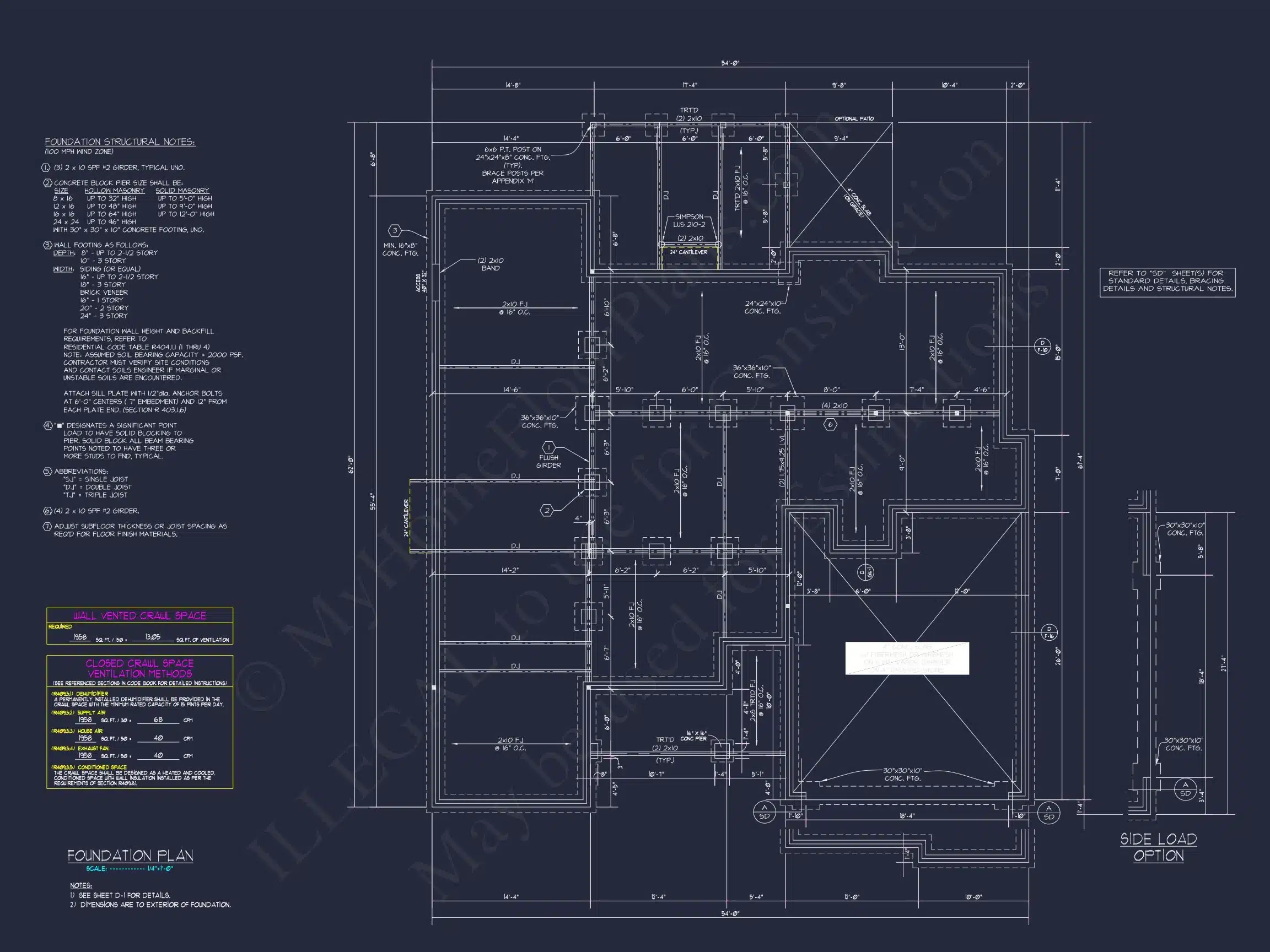 Craftsman house Plan with 2-Story Design and CAD Blueprint