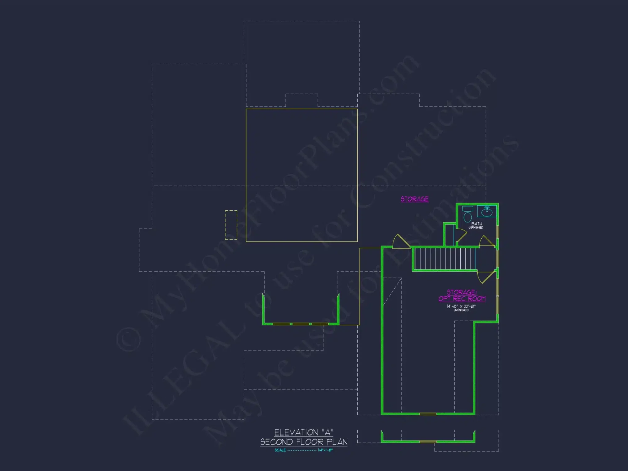 Craftsman house Plan with 2-Story Design and CAD Blueprint