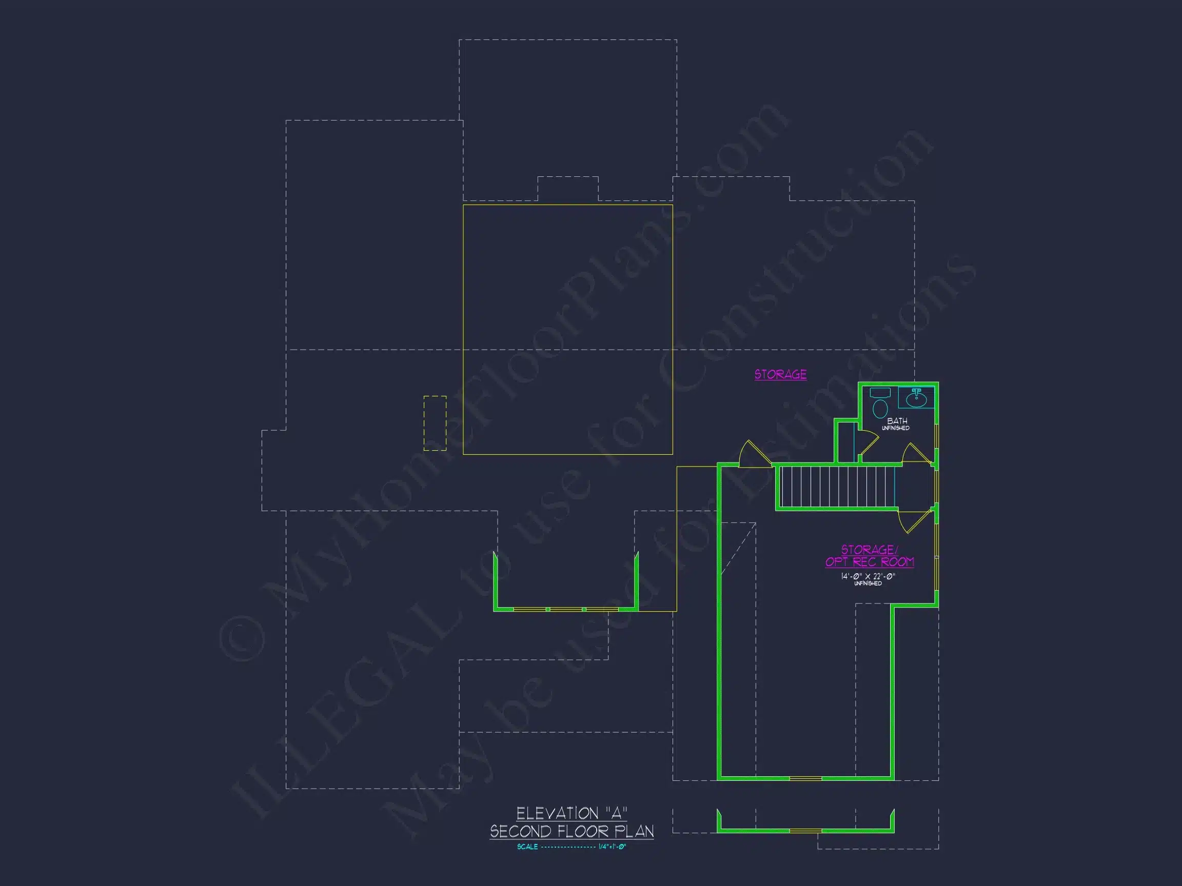 Craftsman house Plan with 2-Story Design and CAD Blueprint