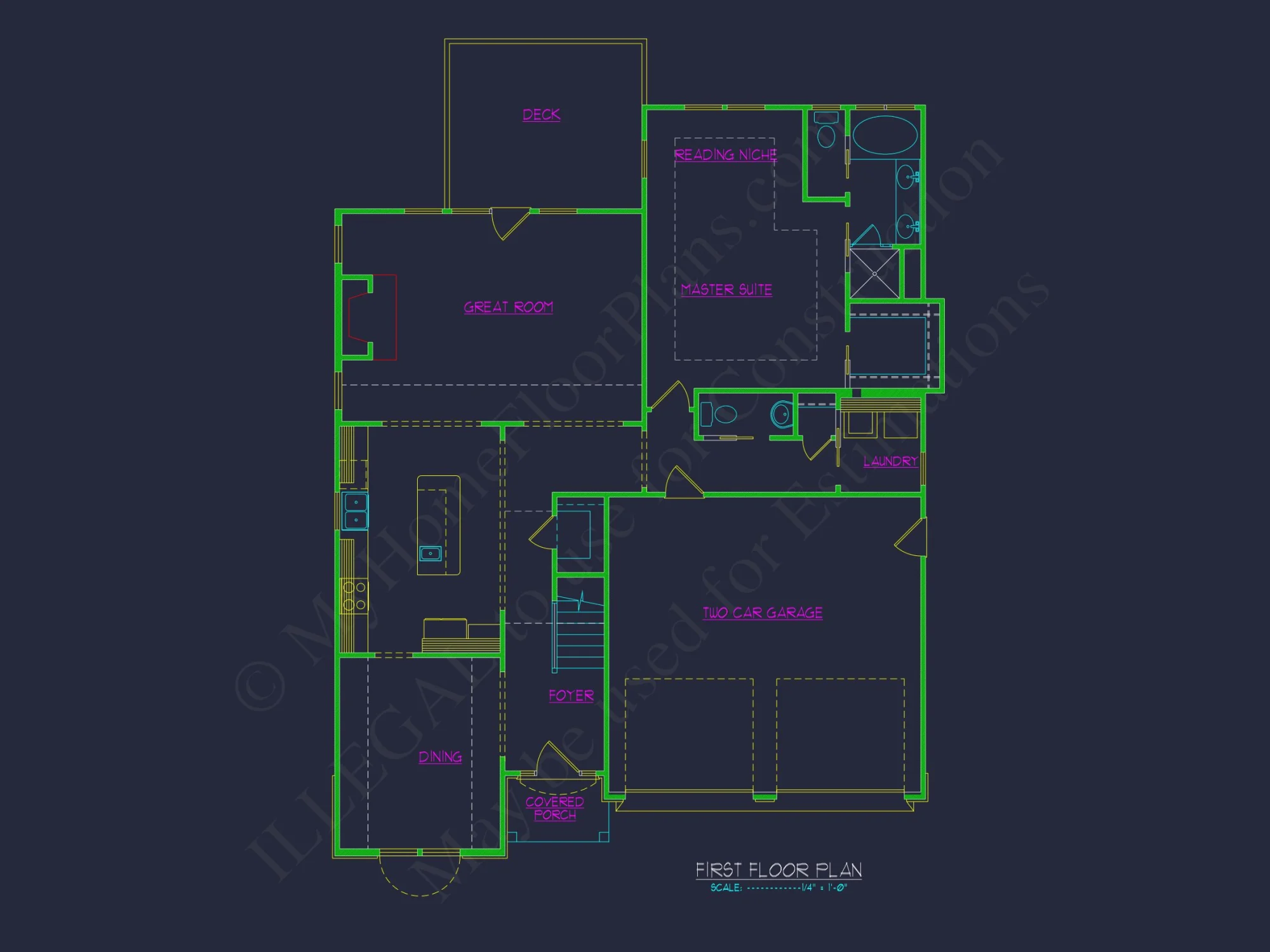 Craftsman house Plan with Spacious Garage and Open Floor Design