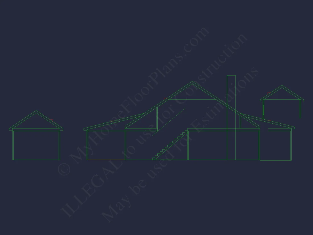 Craftsman house Plan with Spacious Floor Layout and Detailed CAD Designs