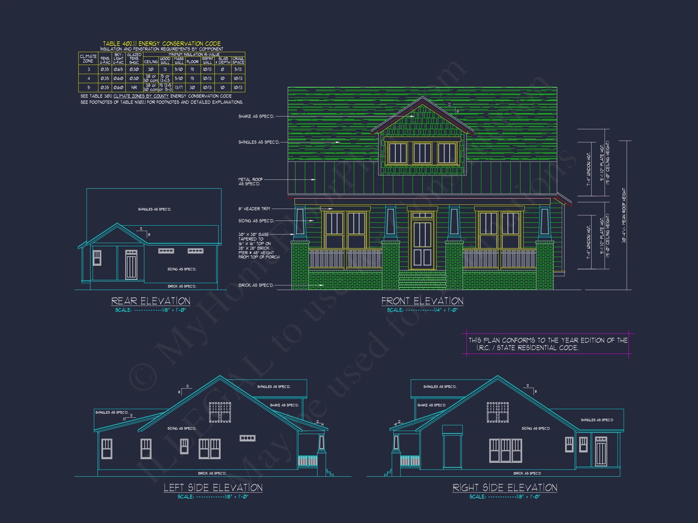16-1692 HOUSE PLAN - Traditional Cottage Home Plan - 3-Bed, 2-Bath, 1,600 SF 2 Craftsman house Plan with Spacious Floor Layout and Detailed CAD Designs