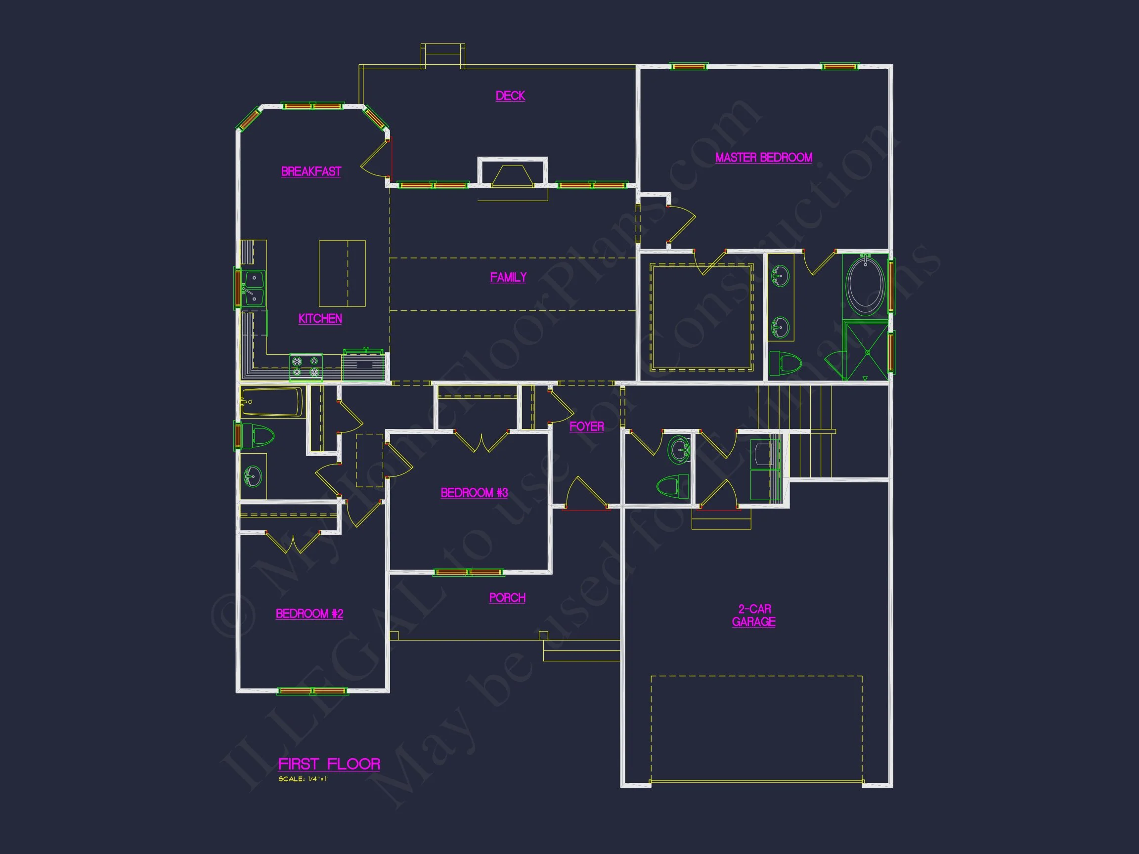 16-1549 HOUSE PLAN -Traditional Ranch Home Plan - 3-Bed, 2-Bath, 1,650 SF 4 Elegant house Plan: Floor and Blueprint Designs for Architectural Excellence