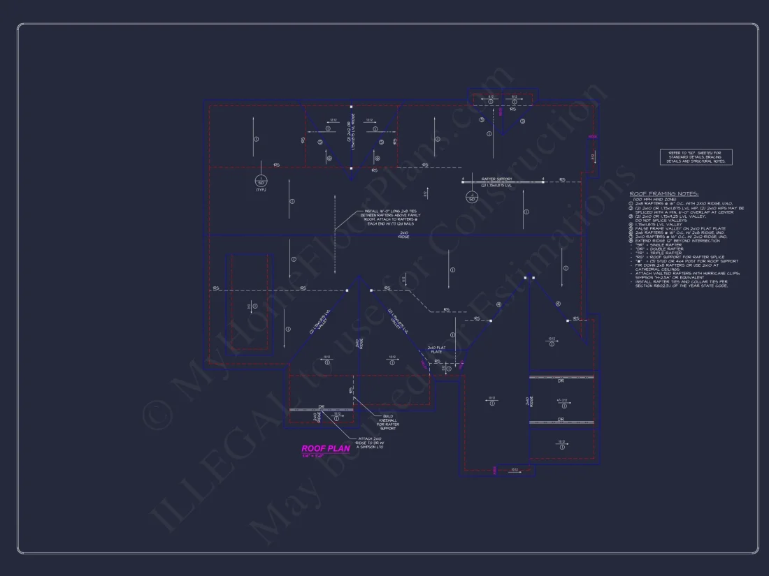Custom house Plan with Open Floor Layout & 3 Bedrooms