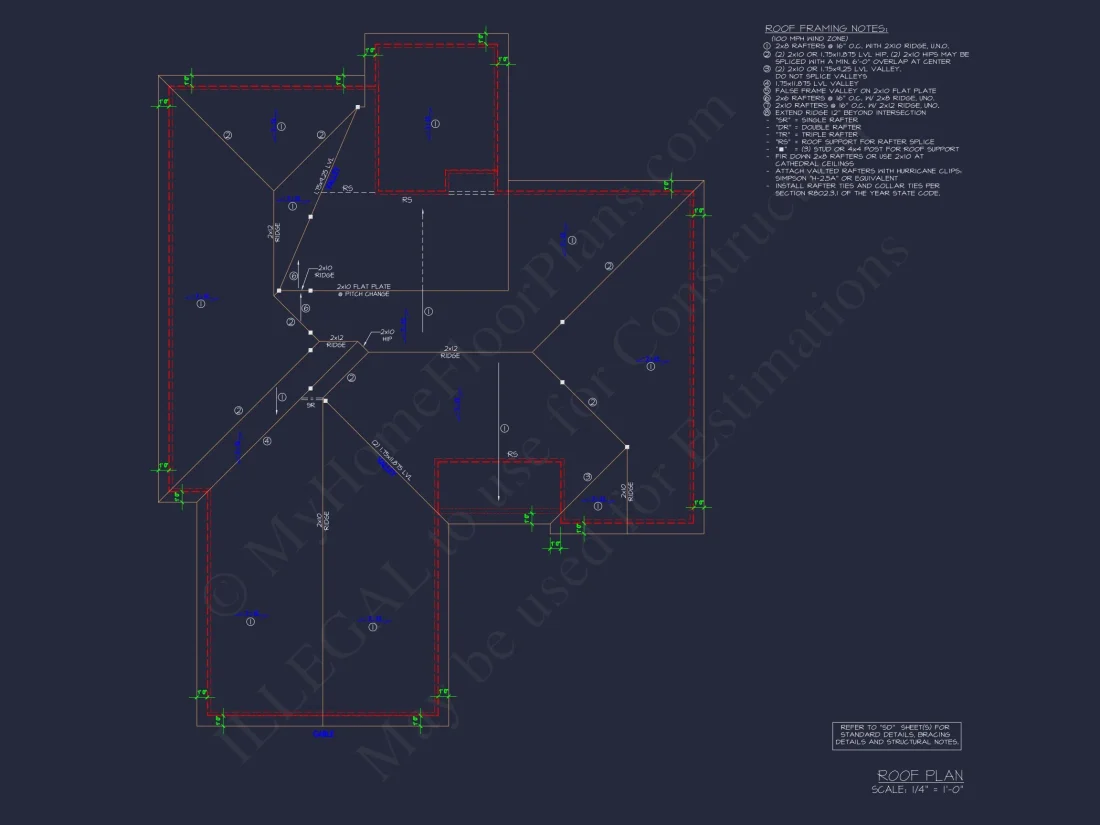 Efficient house Plan: Detailed Floor Plan with CAD Designs