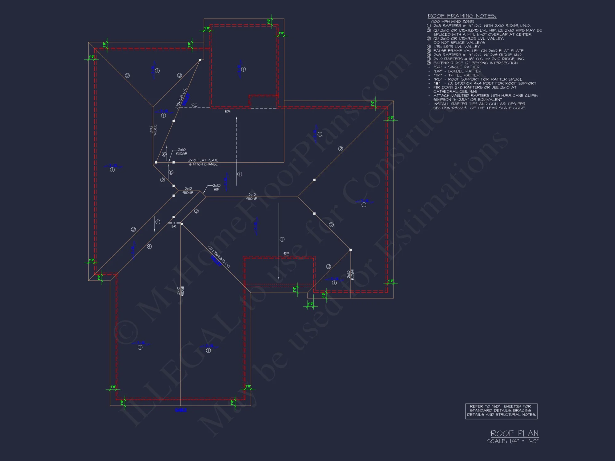 Efficient house Plan: Detailed Floor Plan with CAD Designs