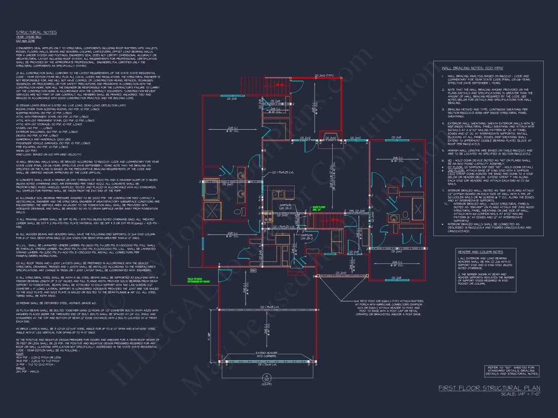 Efficient house Plan: Detailed Floor Plan with CAD Designs