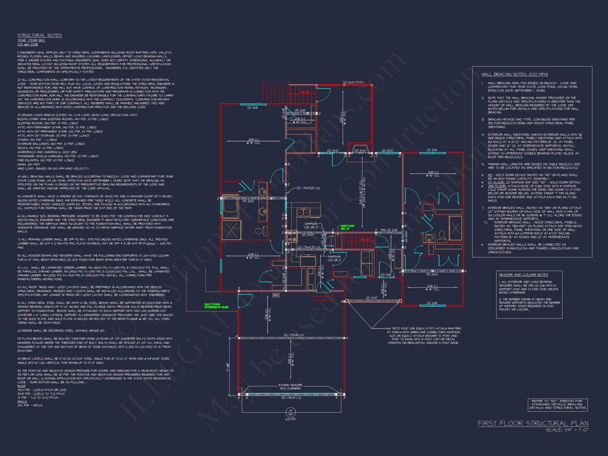 Efficient house Plan: Detailed Floor Plan with CAD Designs
