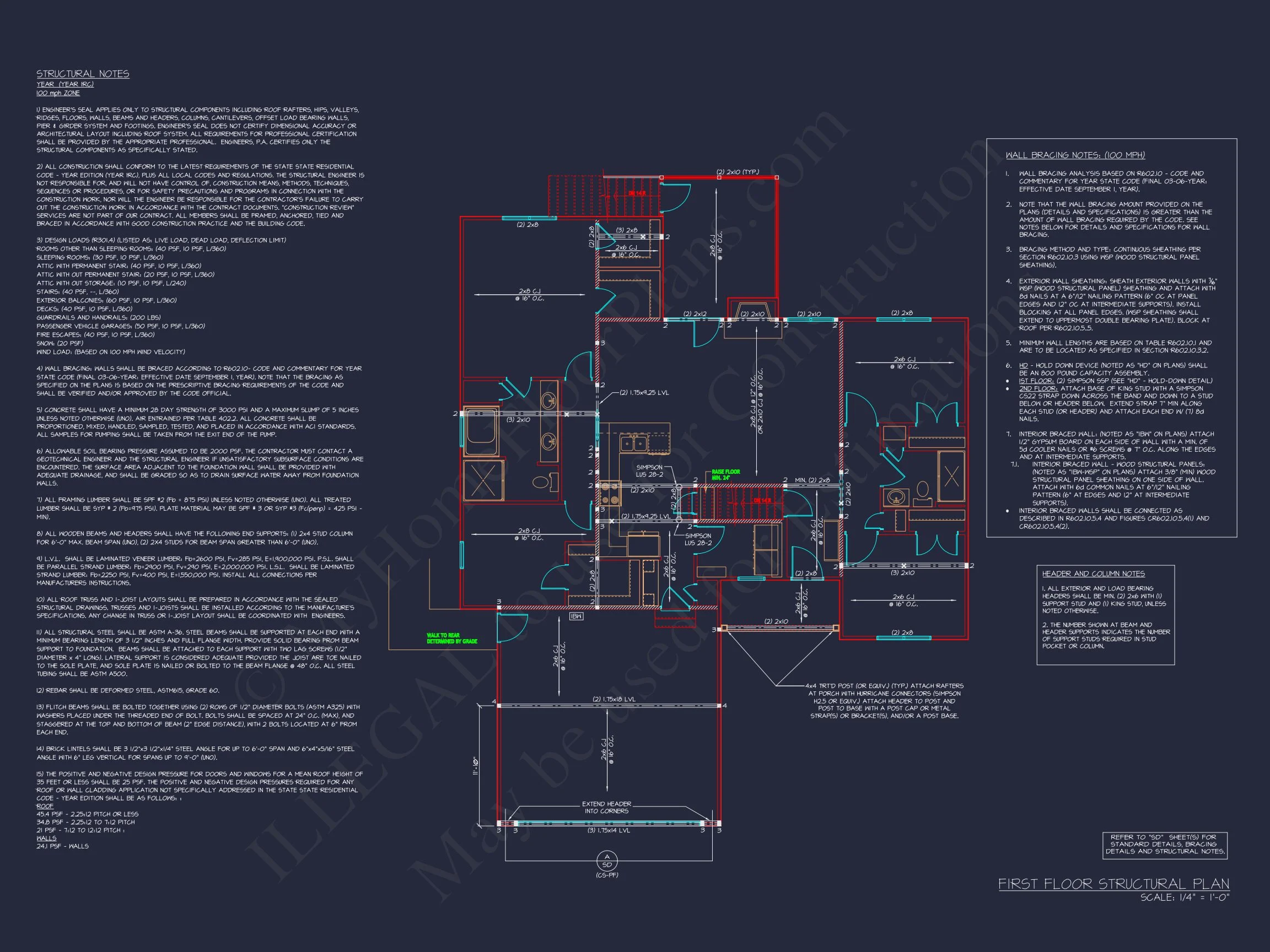 16-1509 HOUSE PLAN -Craftsman Ranch House Plan - 3-Bed, 2-Bath, 1638 SF 10 Efficient house Plan: Detailed Floor Plan with CAD Designs