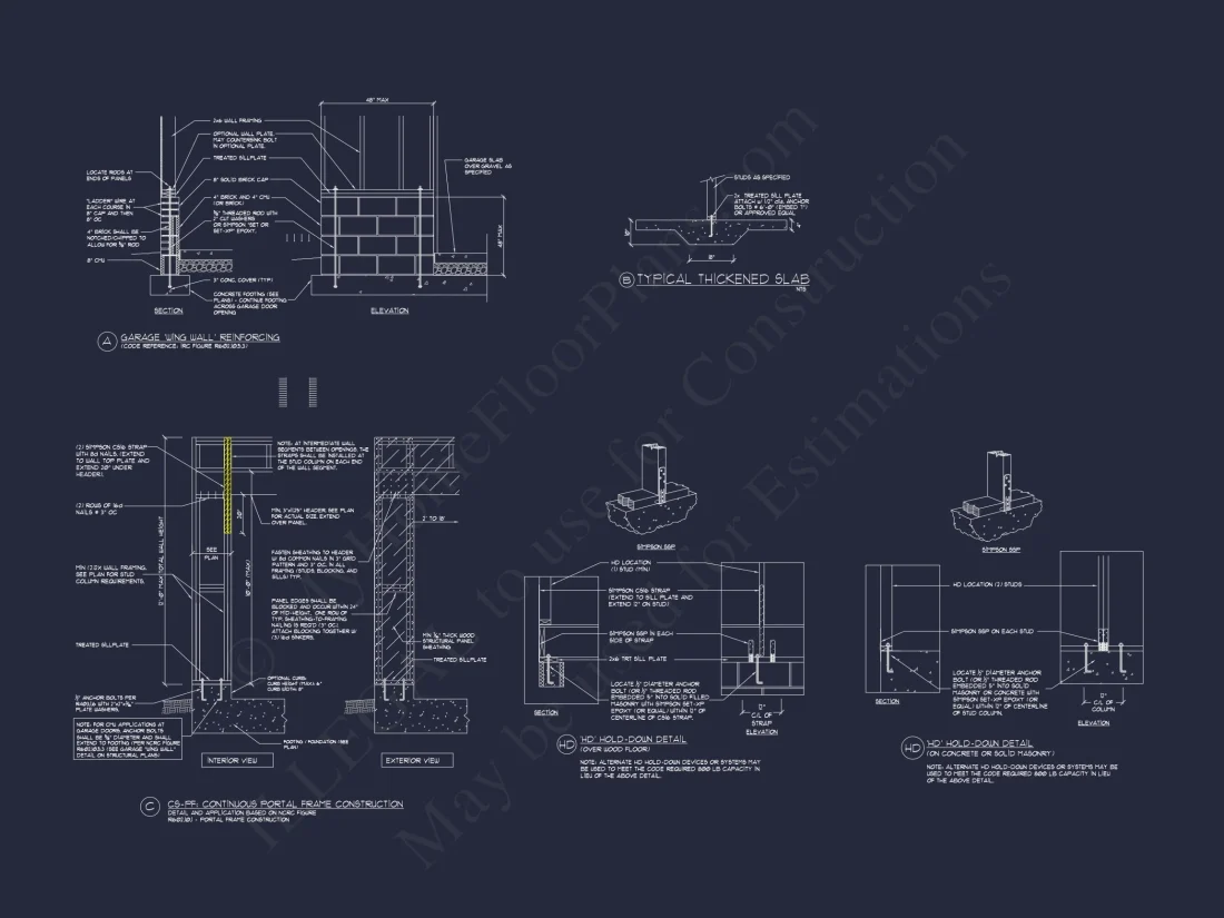 Craftsman house Plan with 1.5 Floors, Open Floor Layout