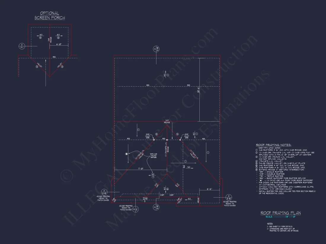 Craftsman house Plan with 1.5 Floors, Open Floor Layout