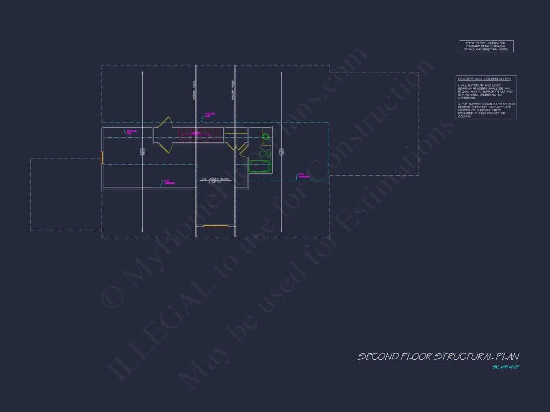 Craftsman house Plan with 2 Story Floor Plan & CAD Designs