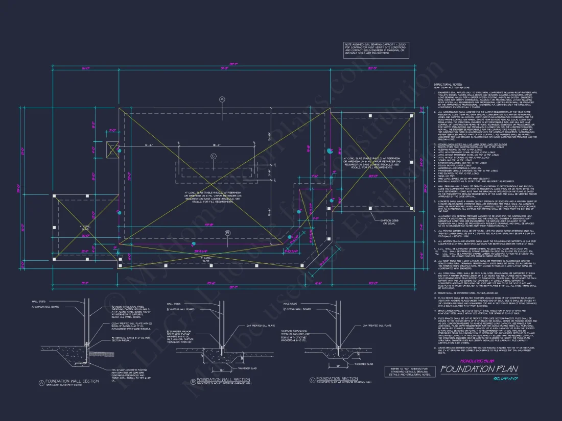 Craftsman house Plan with 2 Story Floor Plan & CAD Designs