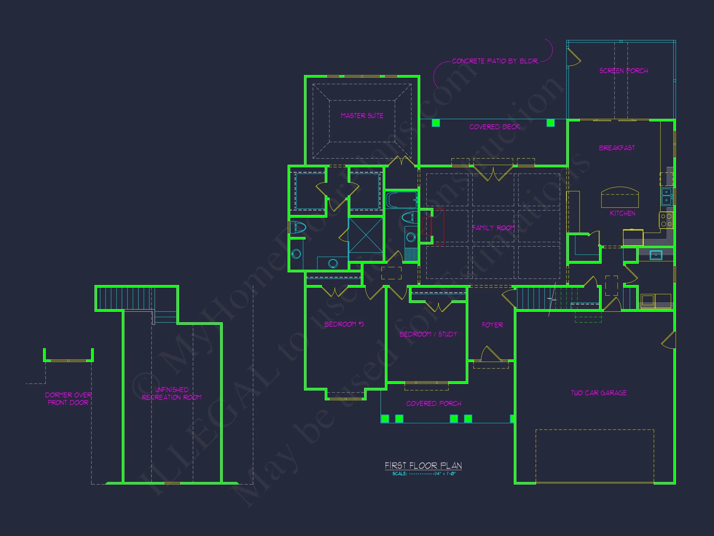 Modern Craftsman house Plan with Spacious Features and Options
