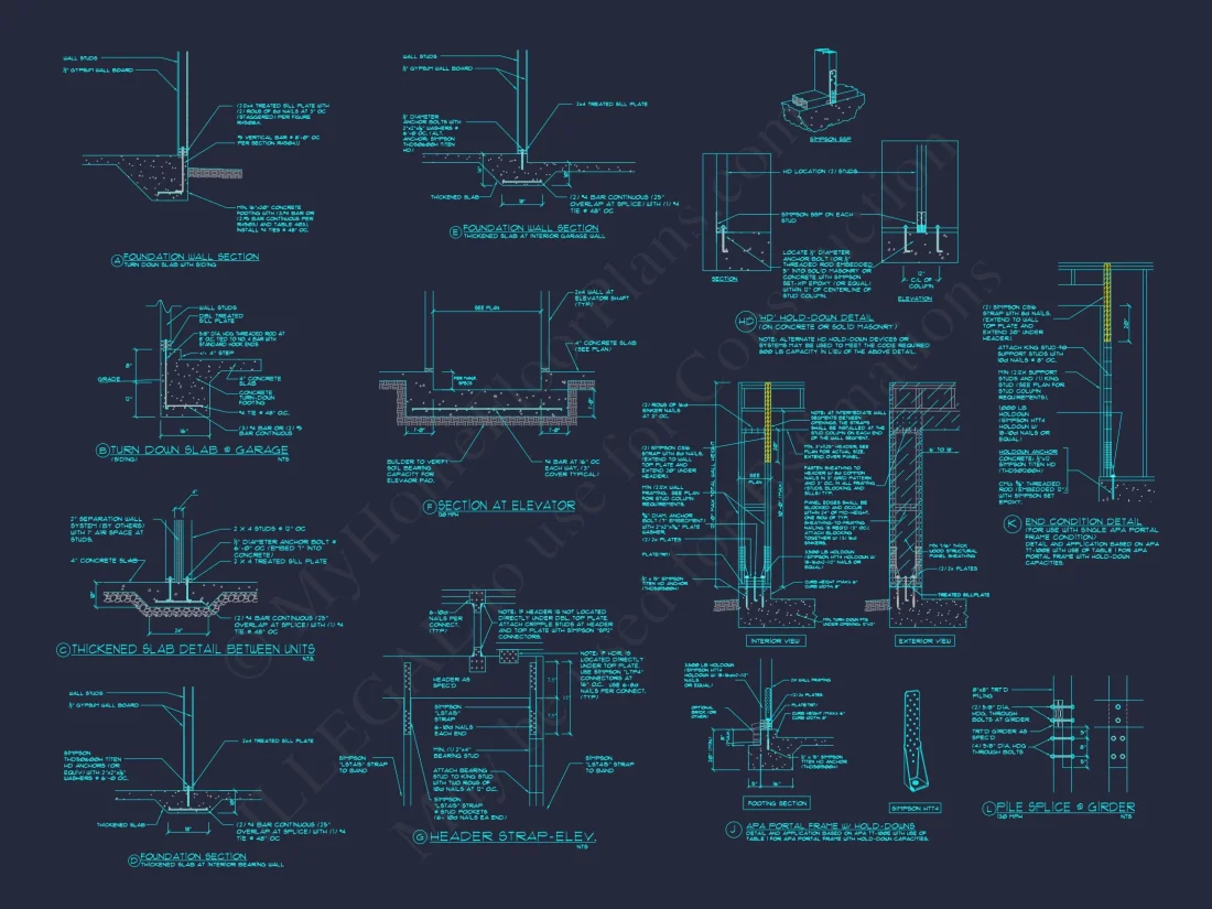 Spacious Duplex house Plans with Architectural Designs Blueprint