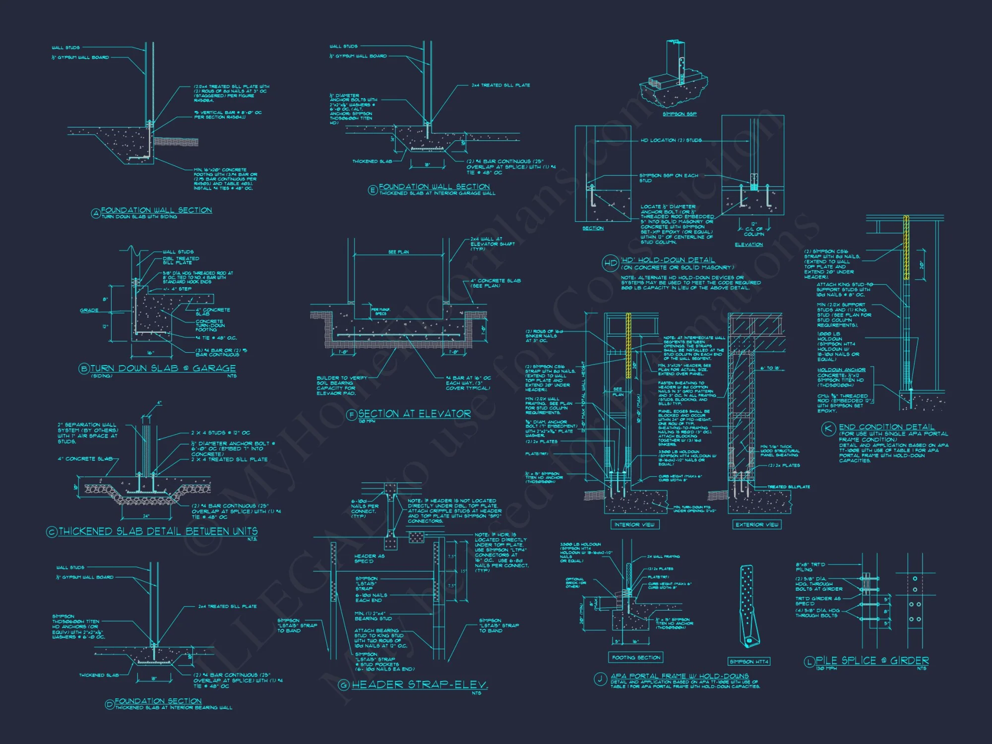 Spacious Duplex house Plans with Architectural Designs Blueprint