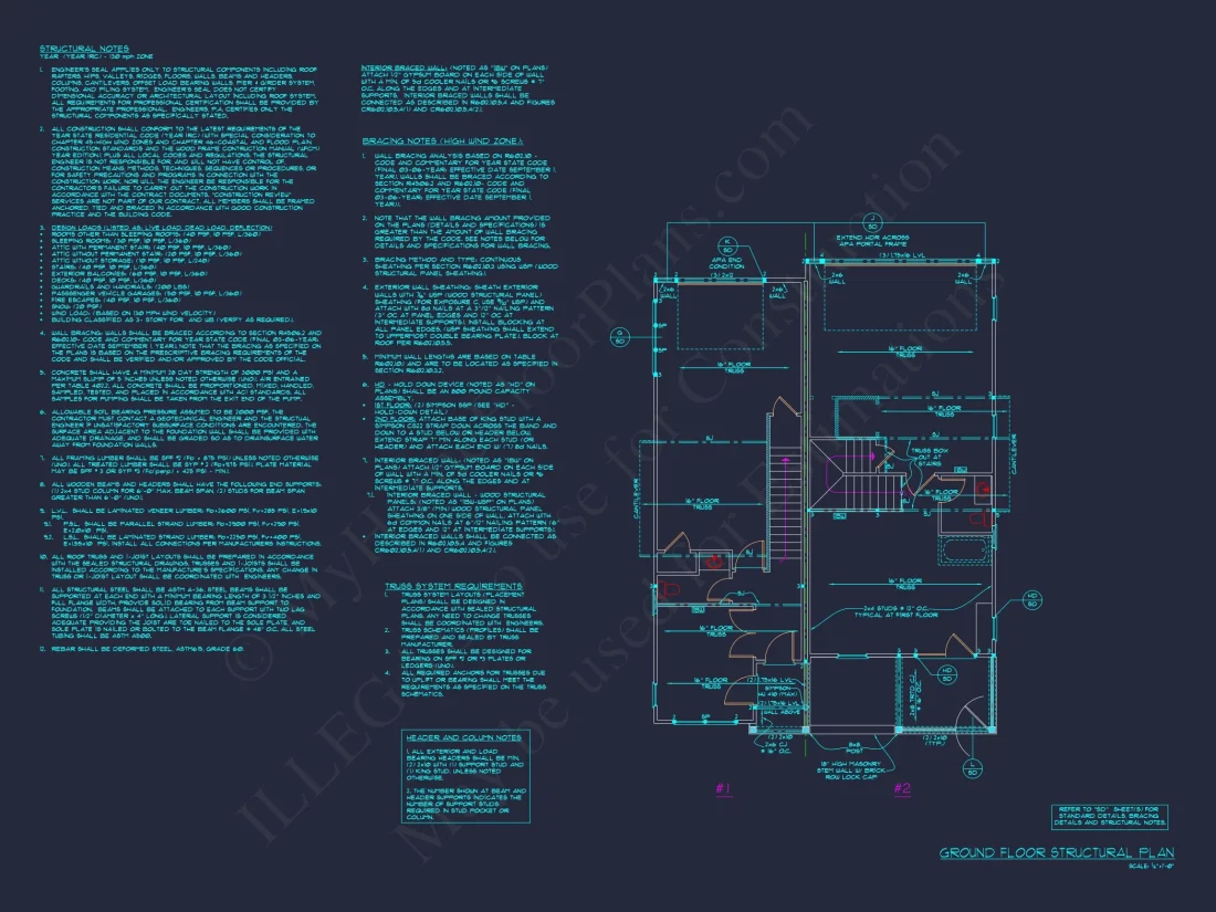 Spacious Duplex house Plans with Architectural Designs Blueprint