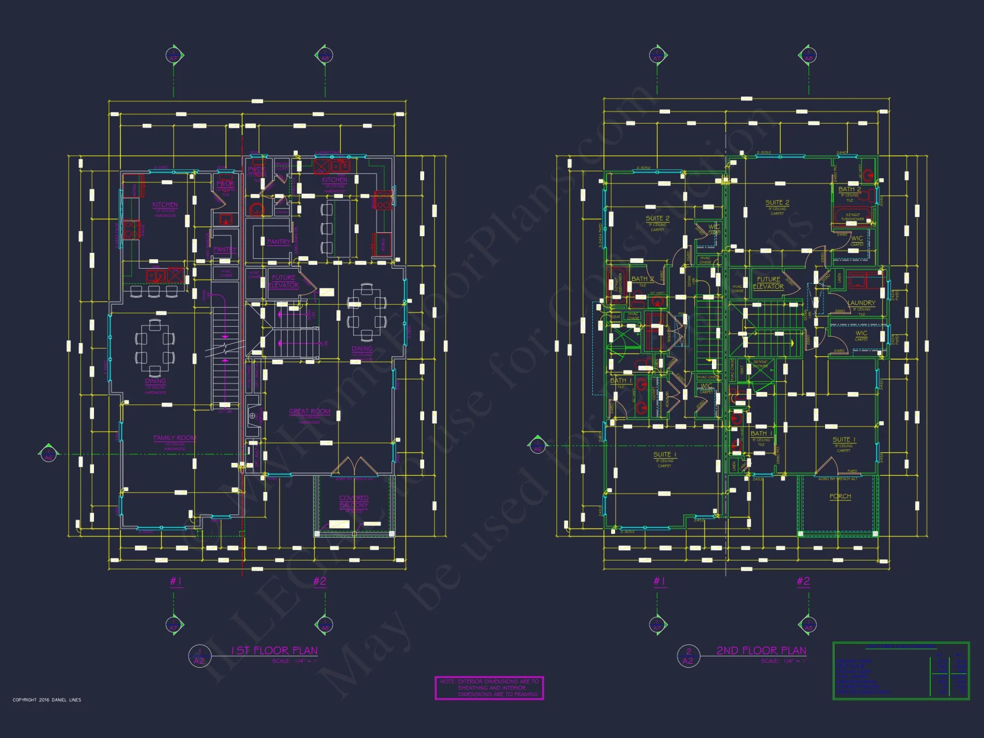Spacious Duplex house Plans with Architectural Designs Blueprint