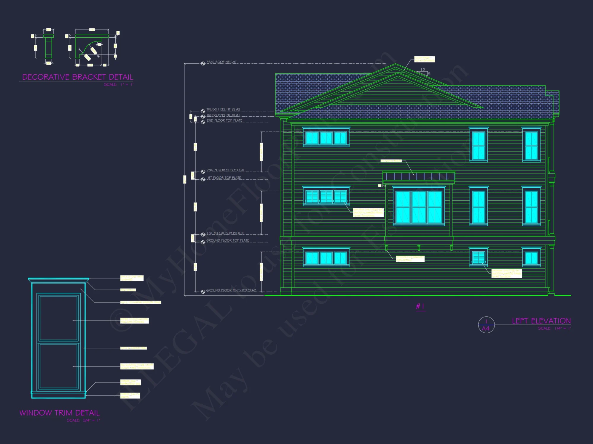 Spacious Duplex house Plans with Architectural Designs Blueprint