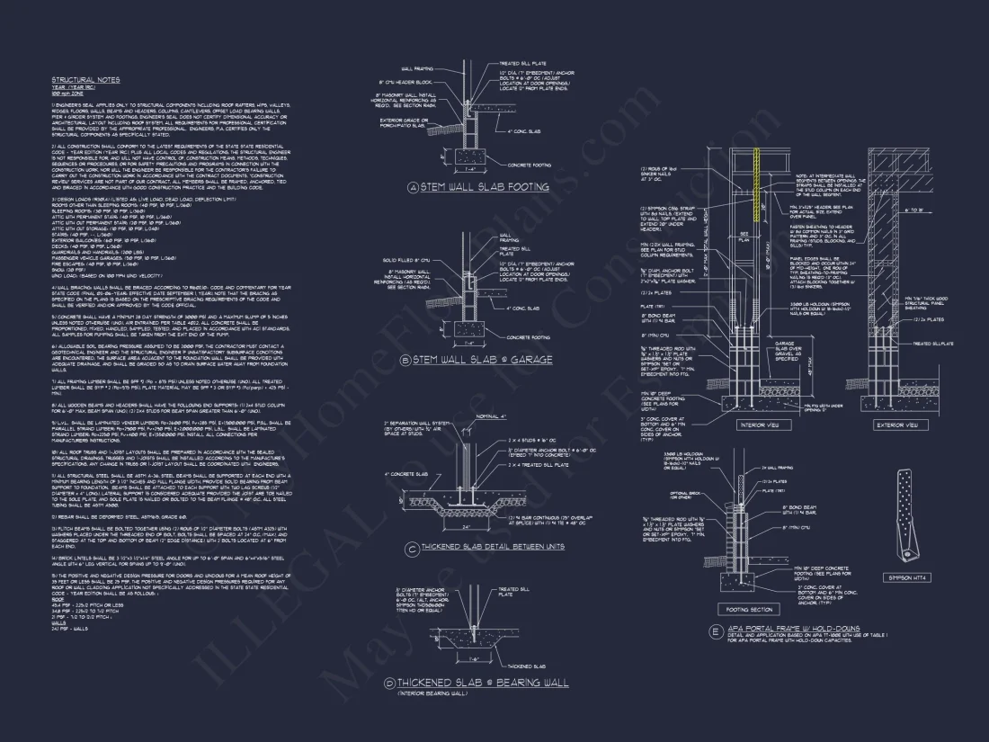 Stunning Duplex house Plan with CAD Designs and Blueprints