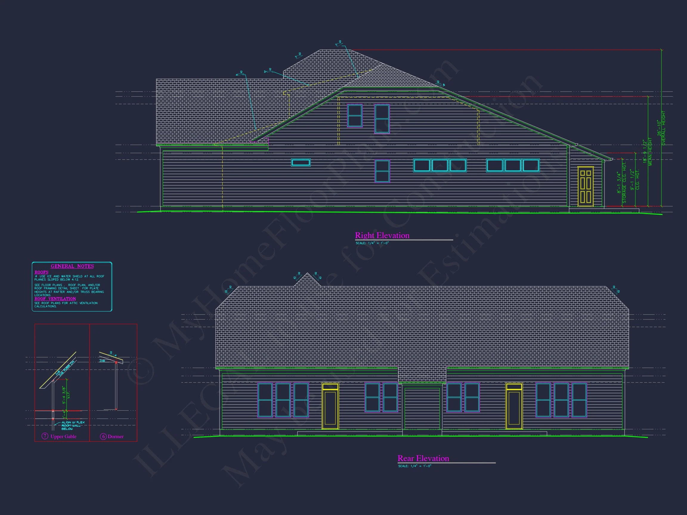 16-1064 HOUSE PLAN - Traditional Ranch House Plan - 3-Bed, 2-Bath, 2,600 SF 5 Stunning Duplex house Plan with CAD Designs and Blueprints