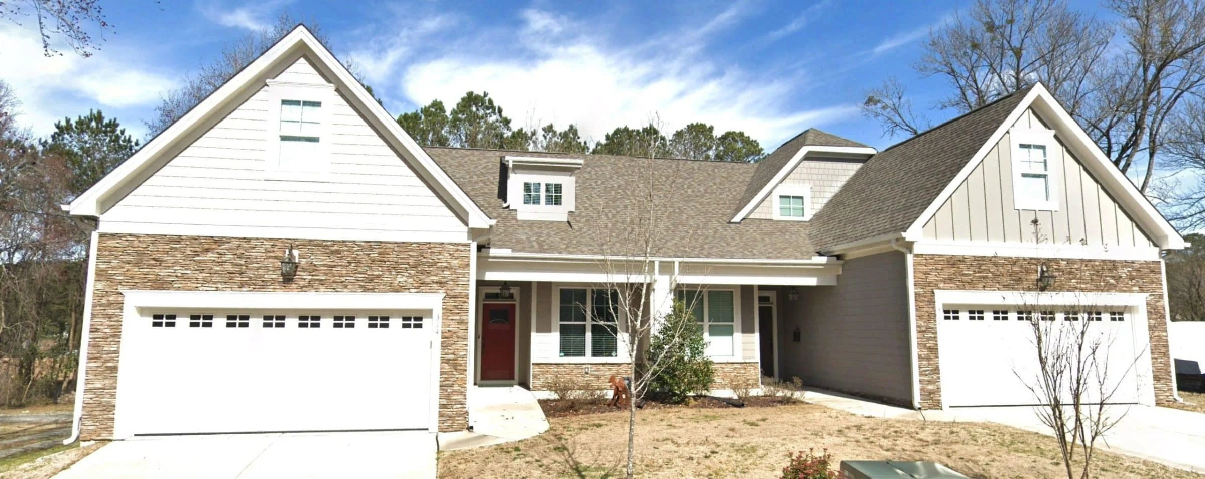 16-1064 HOUSE PLAN - Traditional Ranch House Plan - 3-Bed, 2-Bath, 2,600 SF 2 Stunning Duplex house Plan with CAD Designs and Blueprints