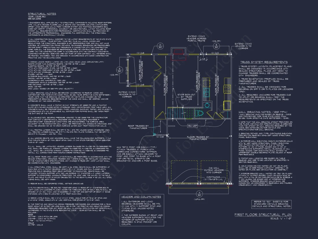 Efficient 2-Story house Plan with 3 Bedrooms and CAD Design