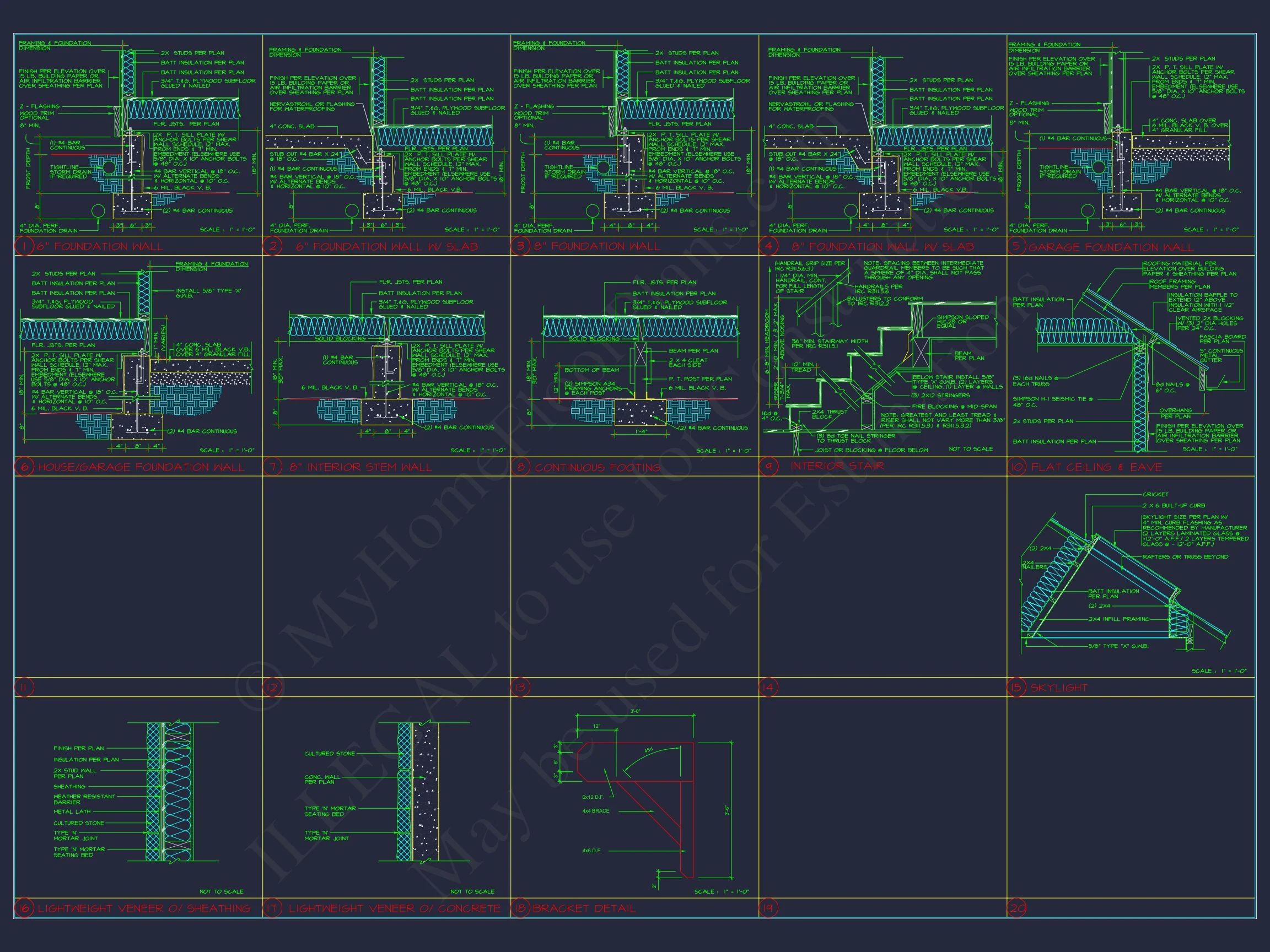 15-2068 HOUSE PLAN - Craftsman House Plan with 4 Bedrooms and Vaulted Designs 8 Craftsman house Plan with 4 Bedrooms and Vaulted Designs