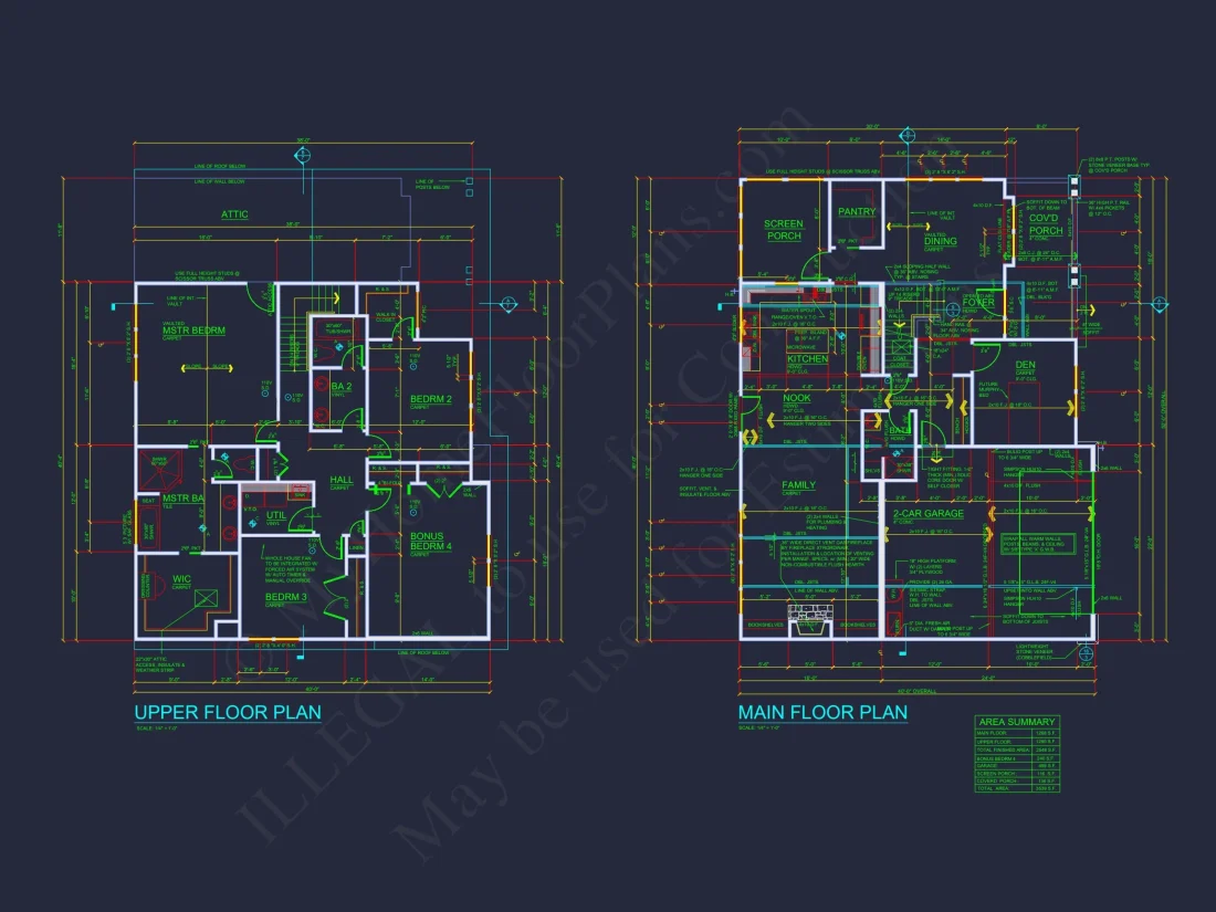 Craftsman house Plan with 4 Bedrooms and Vaulted Designs