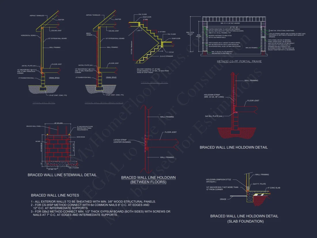Spacious 3-Bedroom house Plan with Blueprint and CAD Designs