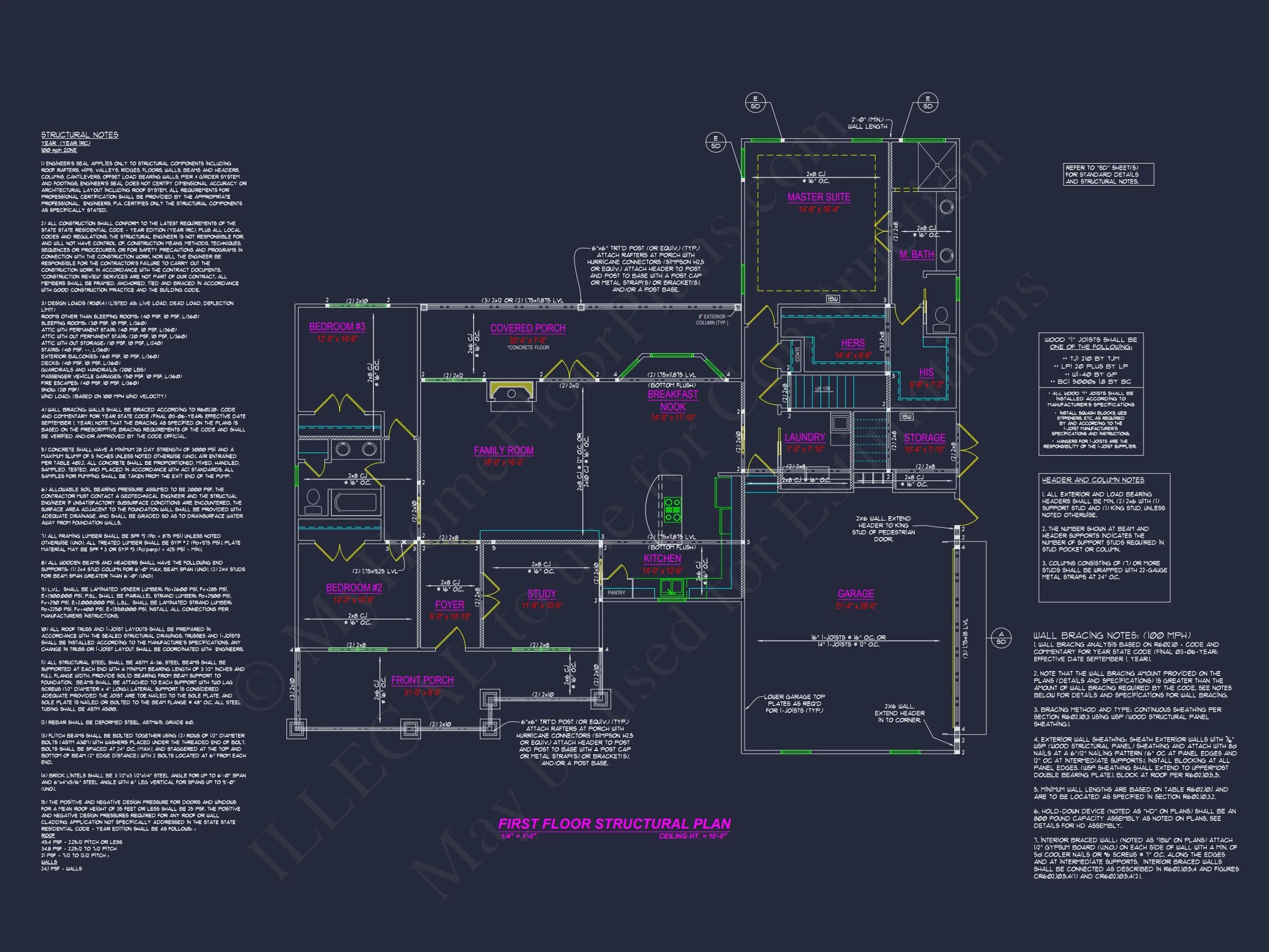 Spacious 3-Bedroom house Plan with Blueprint and CAD Designs