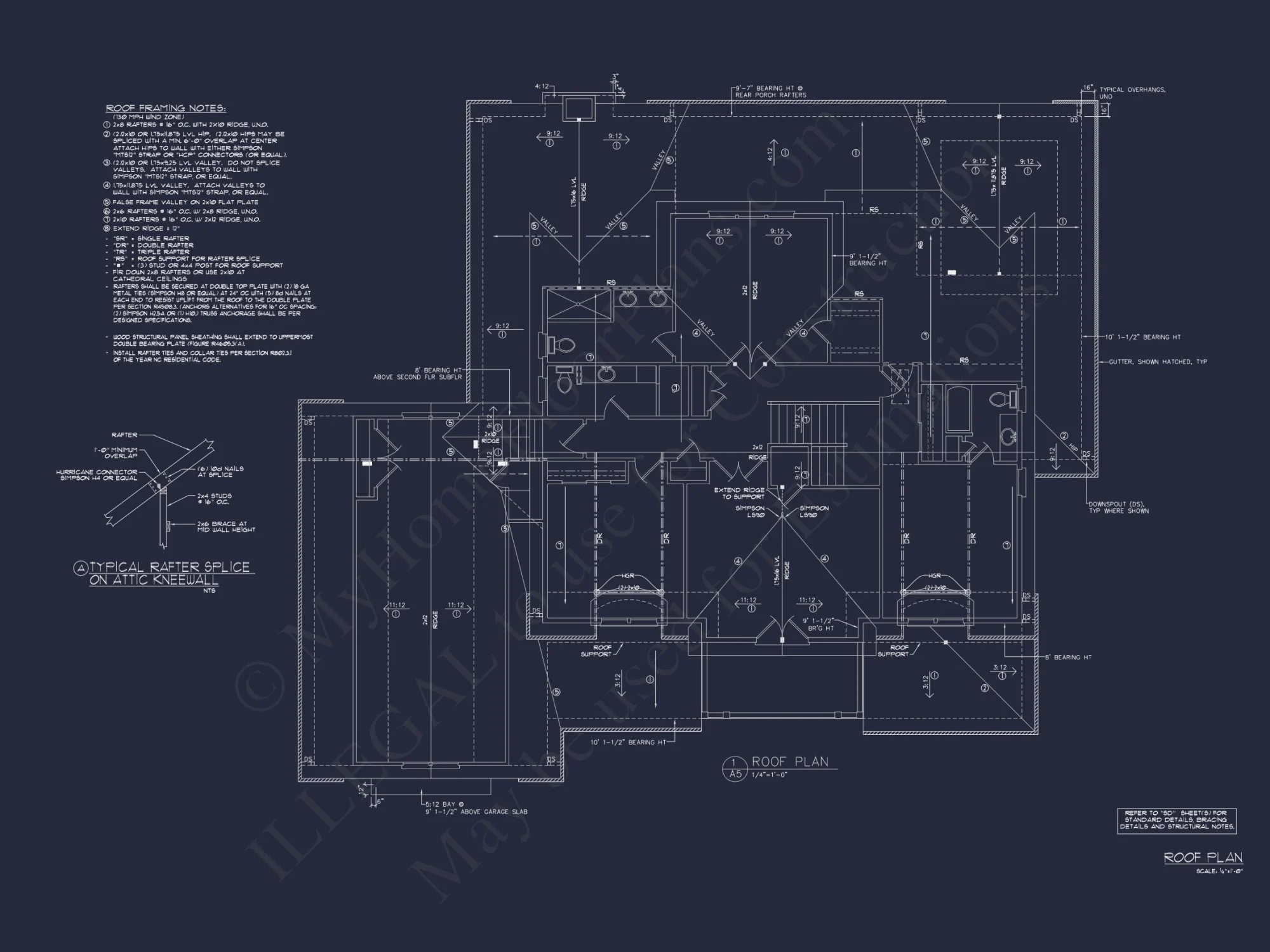Luxury 4-Bed house Plan with Spacious Layouts and CAD Designs