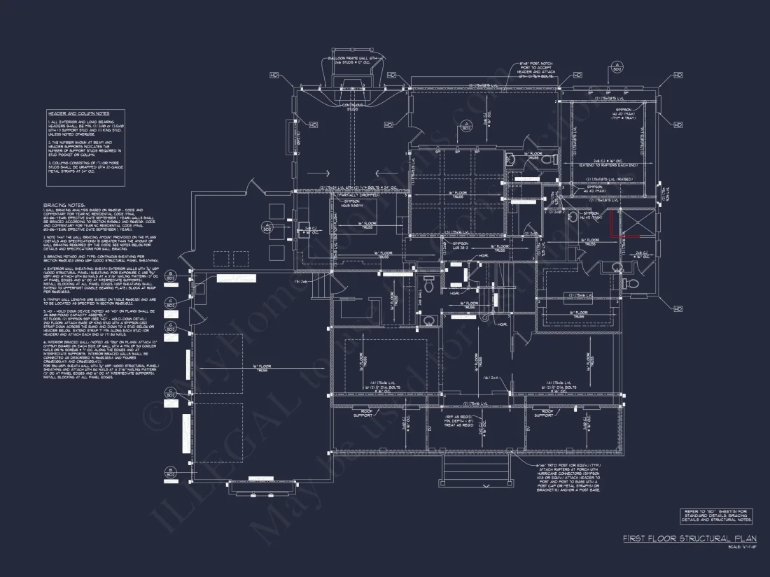 Luxury 4-Bed house Plan with Spacious Layouts and CAD Designs