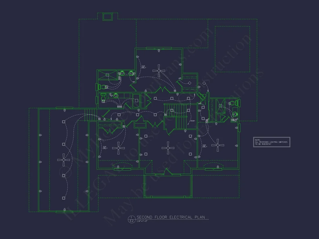 Luxury 4-Bed house Plan with Spacious Layouts and CAD Designs